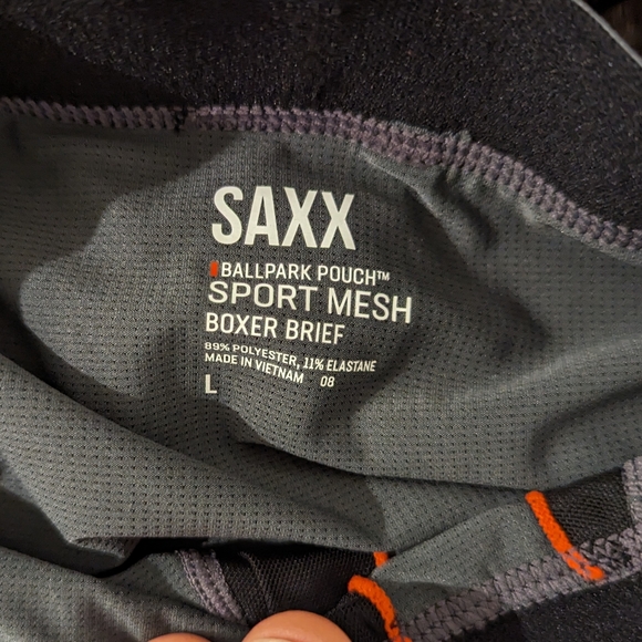 SAXX Sport Mesh Boxer Briefs | Men's L - Picture 2 of 3